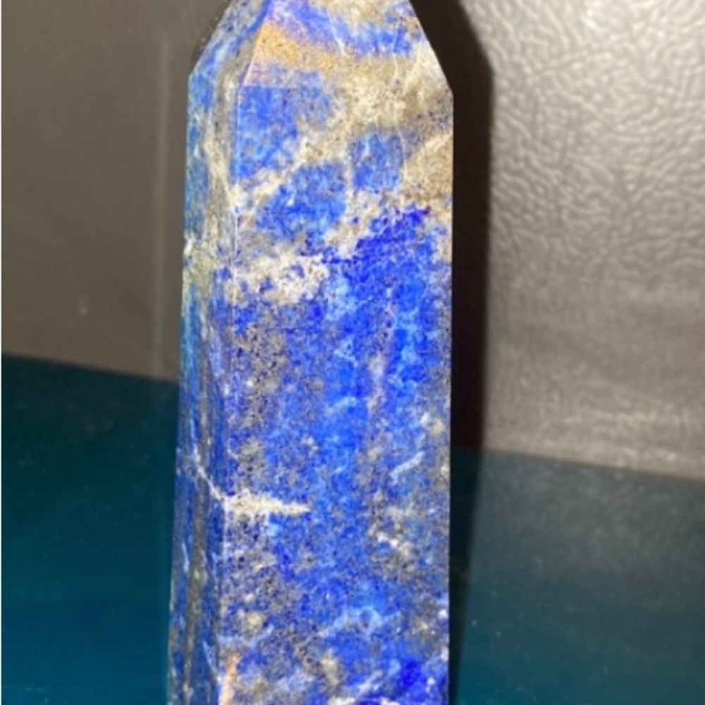 Lapis Lazuli Tower . 6in x 5.75in . - Picture 3 of 4